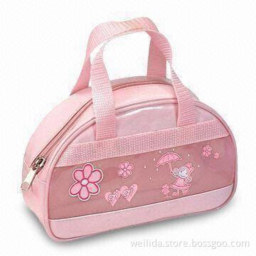 Cosmetic Bag with Delicate Printing Patterns and Made of PVC